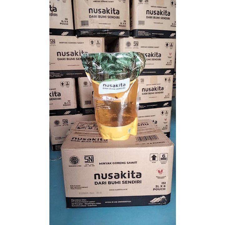MINYAK GORENG NUSA KITA 2LITER @6PCS / DUS