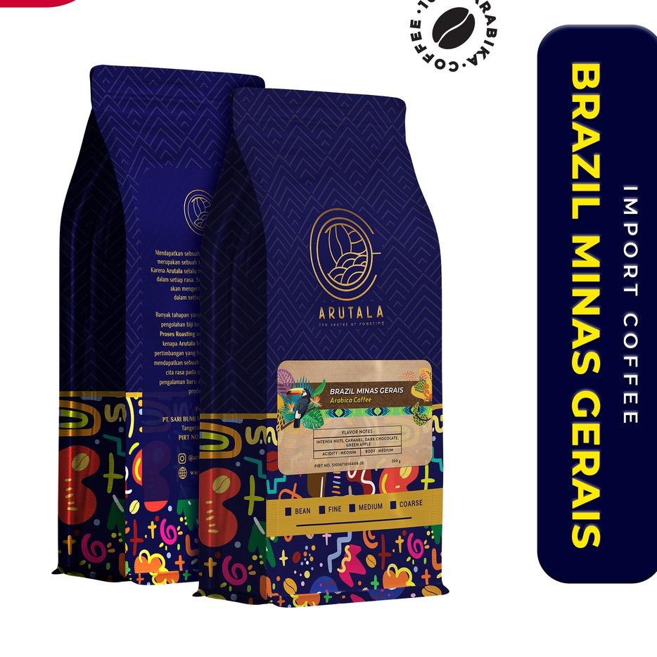 

✼ ARUTALA Kopi Brazil Minas Gerais Arabika 200 gram ♠