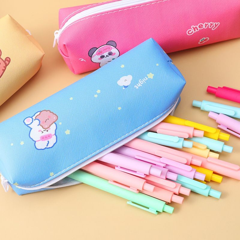 TEMPAT PENSIL MAKE UP AESTHETIC KARTUN KOREA LUCU RT 71