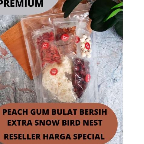 

❀ Paket Peach Gum Dessert 450gr TERMURAH!! Bahan PREMIUM 11 Varian ▼