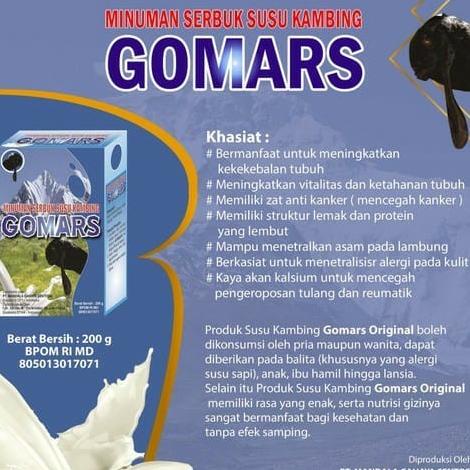 

PAKET 3 BOX Susu Kambing Gomars... Original - Original | 200gr dfo01