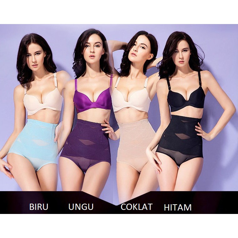 KORSET CELANA SILANG PEMBENTUK TUBUH PELANGSING PINGGANG IMPORT HF1085