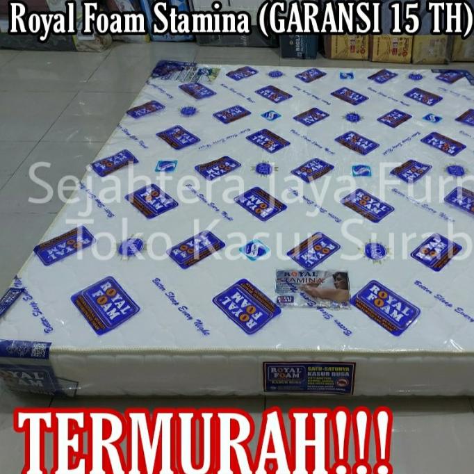 PROMO Kasur Busa Royal Foam Stamina Tebal 20CM Garansi 15 TH.