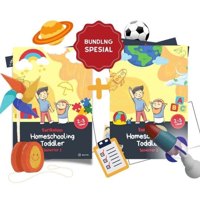 

Kurikulum Homeschooling Printable Paud Toddler 2-3Tahun