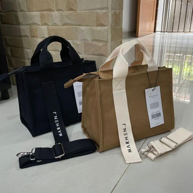 Tas Tote Bag Kanvas Original Marhen.J Yn Serrinana