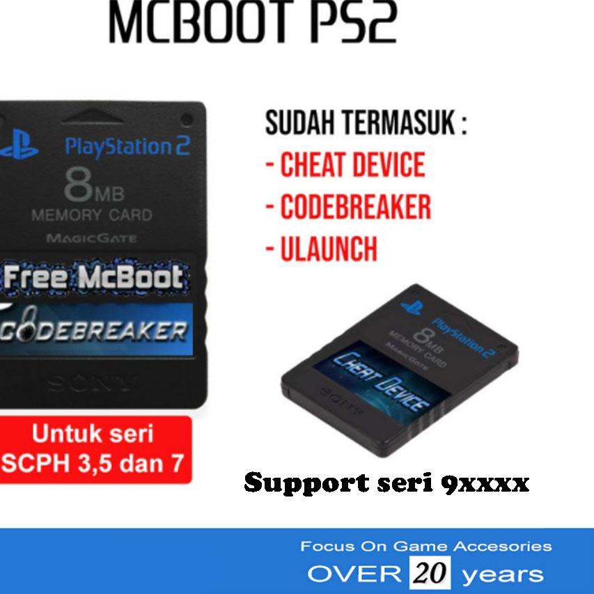☛ Memory Card Free MCboot Ulaunch MC PS2 Fat Slim Harddisk Seri 9 ❋