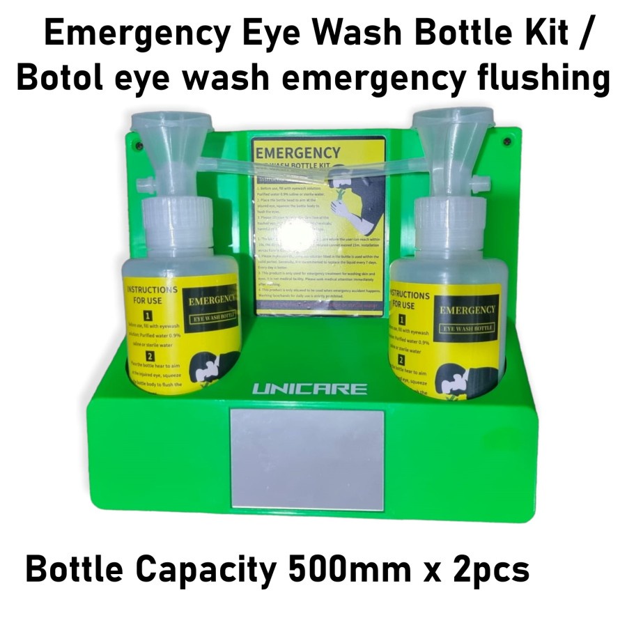 Emergency Eye Wash Bottle Kit / botol eye wash emergency flushing