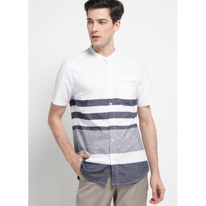 TERBARU Manzone Kemeja Koko Lengan Pendek Sharif SS Shirt White /BAJU KOKO PRIA/BAJU KOKO DEWASA/BAJ