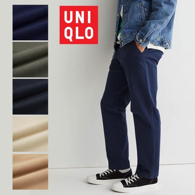 Celana Chino Vintage Regular Fit by GU Jeans Uniqlo