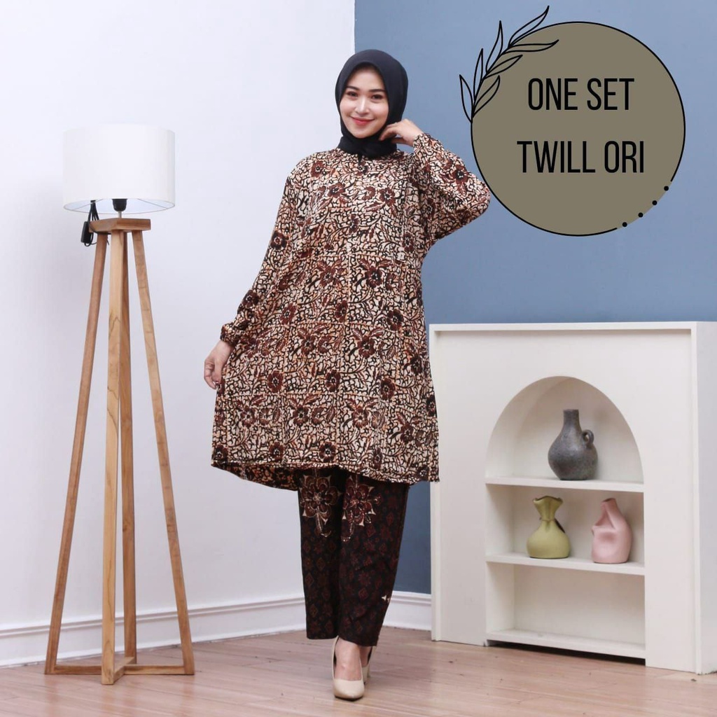 Setelan Batik # One Set Tunik Batik