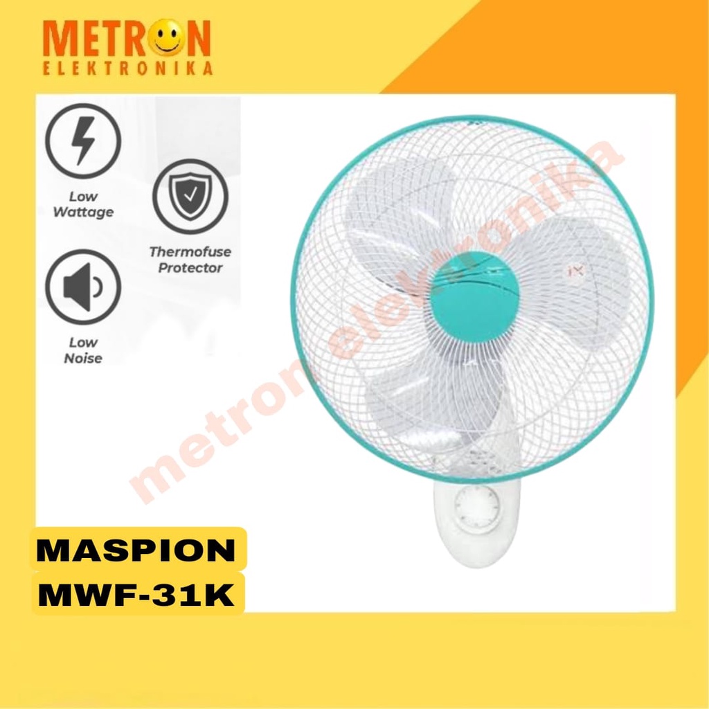 MASPION MWF 31K KIPAS ANGIN / WALL FAN 12 INC / MWF31K