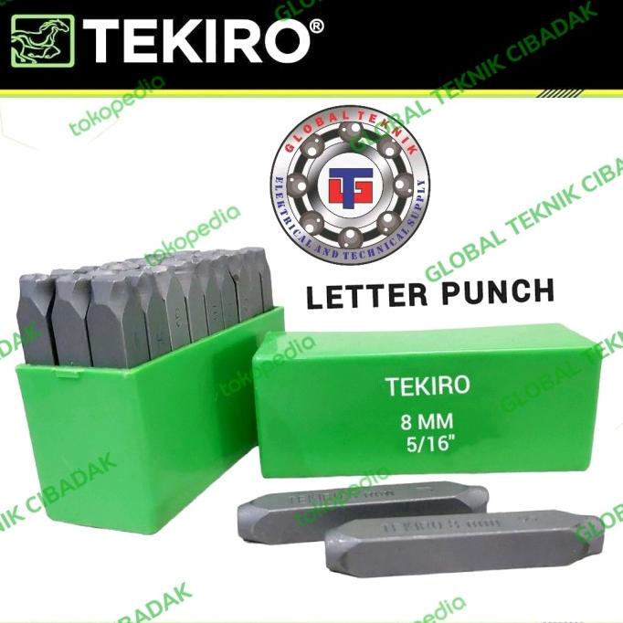 

TEKIRO HURUF KETOK 8 MM / LETTER PUNCH 8 MM ALPHABET