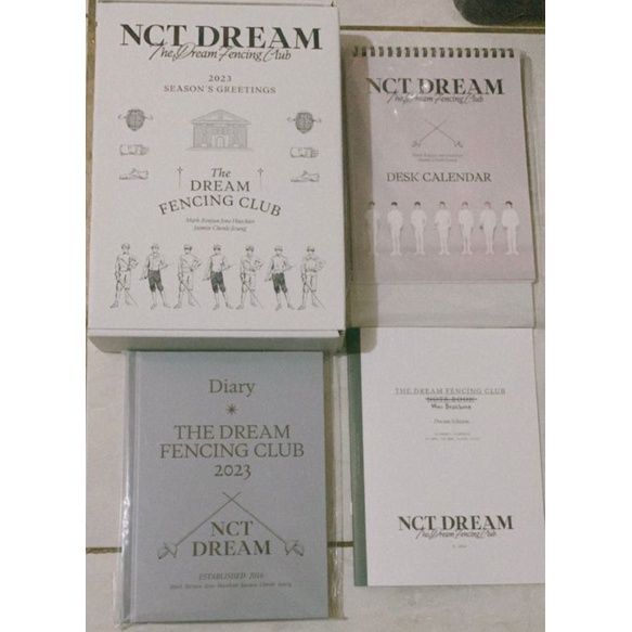 Sharing sg23 nct dream official ♡ Box, diary, calender, brochure, sticker, folded poster, pc, cc, a4