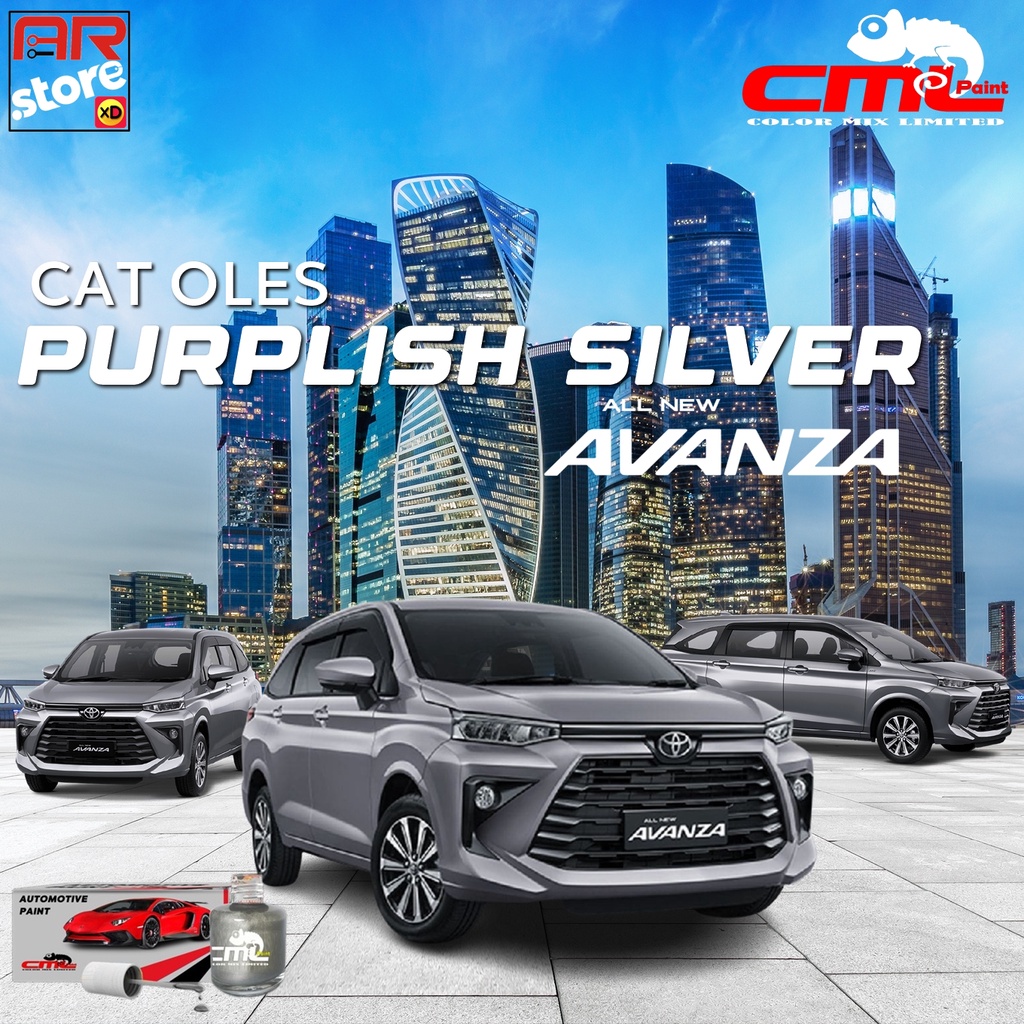 Toyota Purplish Silver Metallic CML Cat Oles Mobil