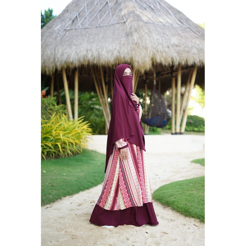 Gamis Syari set Jilbab Mumtaz Hijab Gamis Set