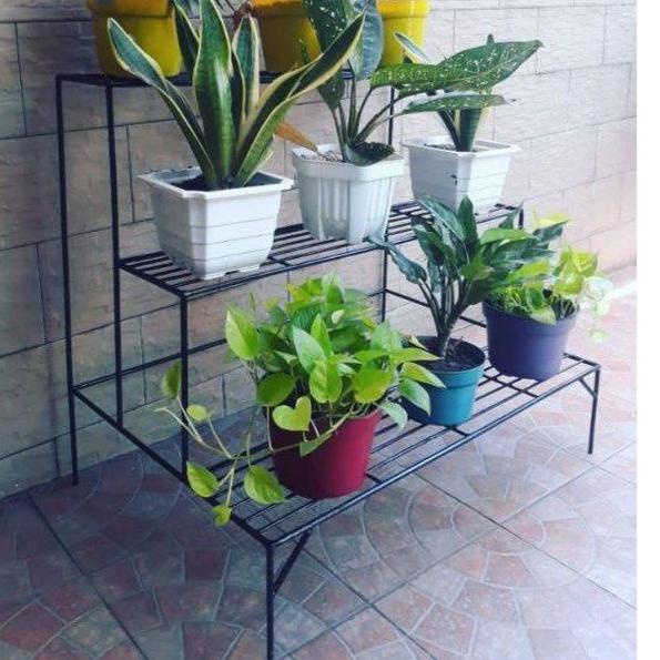 ➴ BESI 8MM RAK BUNGA TINGKAT PREMIUM / RAK BUNGA TANGGA BERTINGKAT ➵