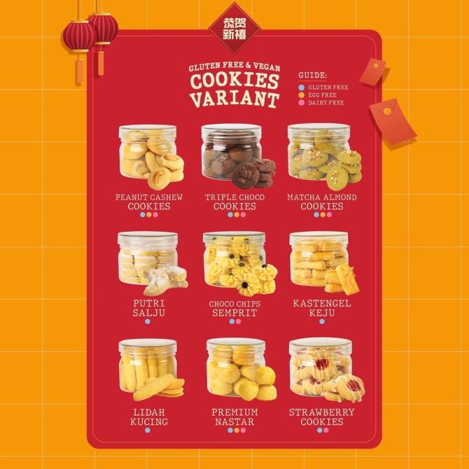 

TERMURAH NUDE HAMPERS IMLEK KUE KERING CNY | VEGAN GLUTEN FREE COOKIES G6416BUJN