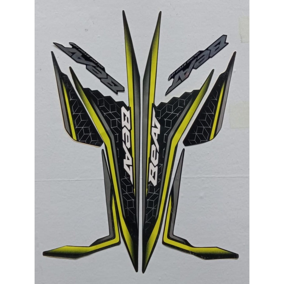 STIKER STRIPING HONDA BEAT ISS 2020 FULL STIKER|LIST BODY MOTOR BEAT FI 2020 STANDART TERBARU