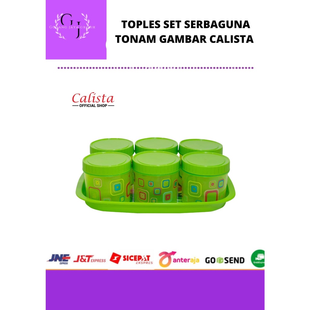 TOPLES SET SERBAGUNA CALISTA TONAM GAMBAR NEW