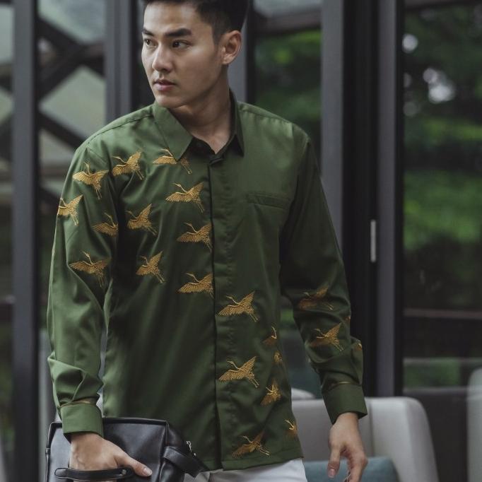 TERLARIS NUC ID Janu Army /BAJU KOKO PRIA/BAJU KOKO DEWASA/BAJU KOKO ANAK/BAJU KOKO LENGAN PANJANG