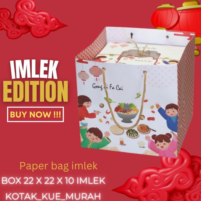 

Paperbag Dus Kue Imlek / Paper Bag Box Sincia / Tas Serbaguna CNY