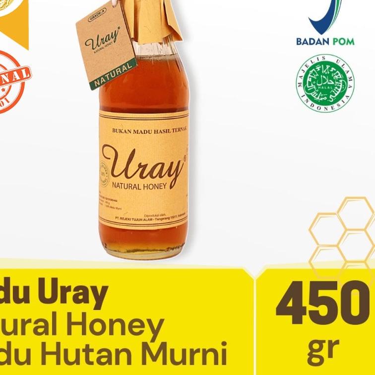 

♙ URAY NATURAL HONEY (450 GRAM) / MURNI / PURE HONEY ➥