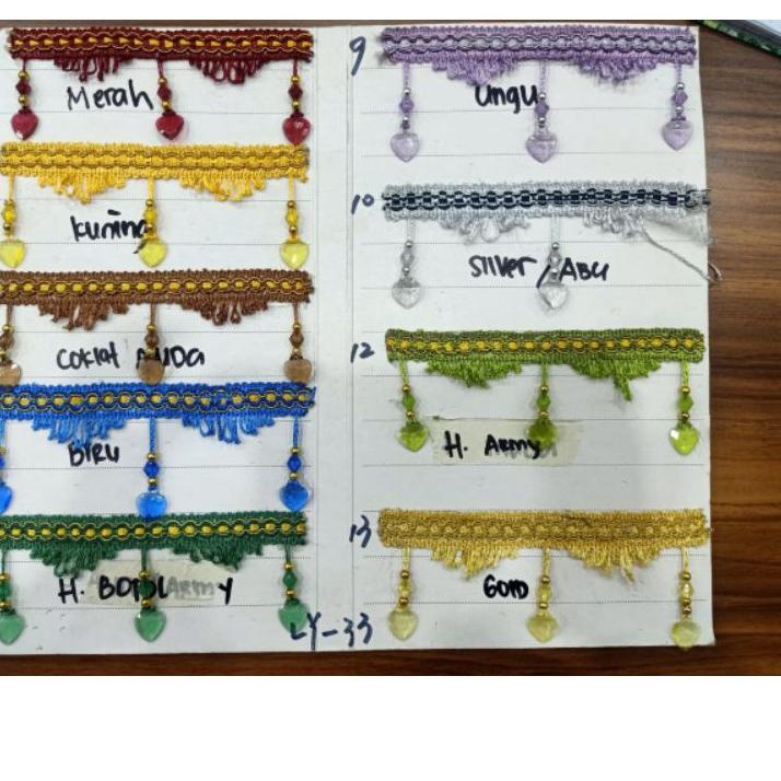 ▲ RENDA GORDEN | RENDA KRISTAL 1 ROLL ✼