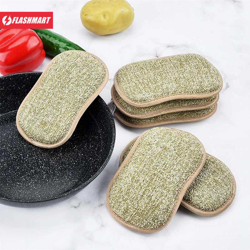 Flashmart BEAR FAMILY Spons Cuci Dua Sisi Cleaning Magic Sponge - BE10