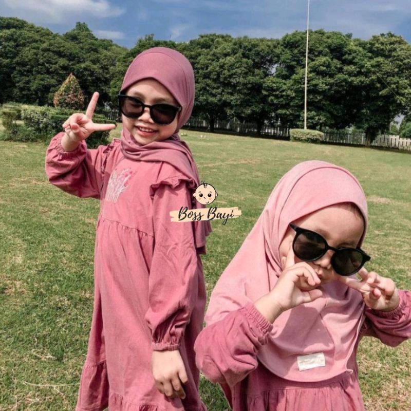 LITTLE PRENSES - CLASSIC Pashmina Instan / Hijab Pasmina Anak