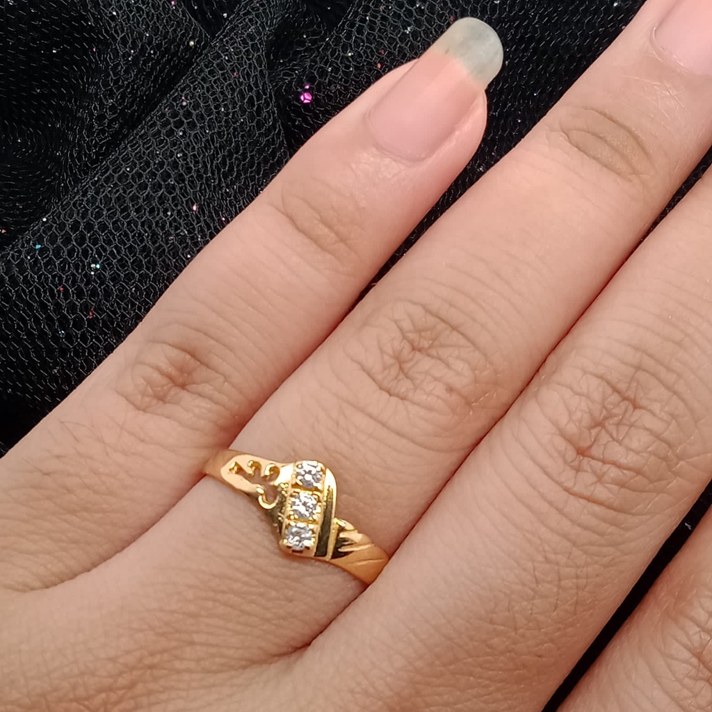 Cincin Emas 17k - 1,45 Gr Kadar 750 - 4327