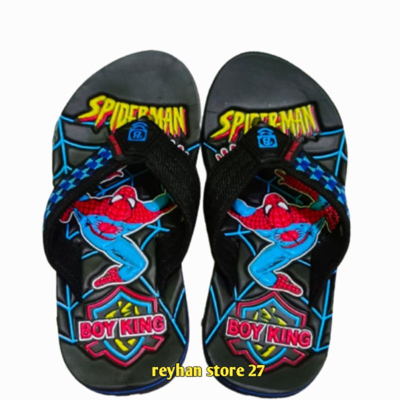 BOYKING sandal gunung japit SPIDERMAN