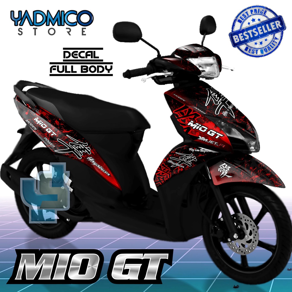 Decal Mio GT Full Body - Stiker Motor Mio GT Full Body - Decal Hologram Mio GT Full Body Variasi - S