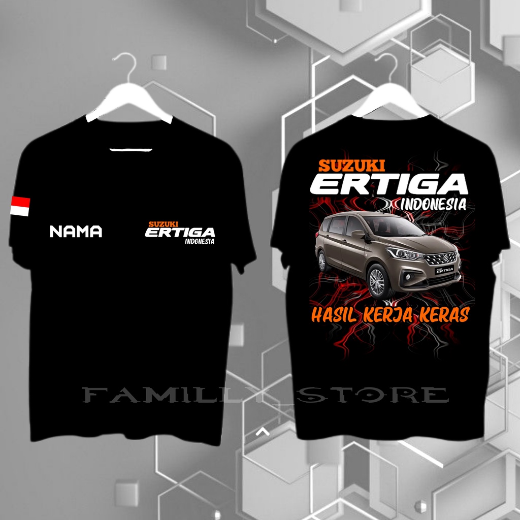 KAOS KOMUNITAS SUZUKI ERTIGA/KAOS CLUB MOBIL ERTIGA/KAOS CUSTOM DESAIN