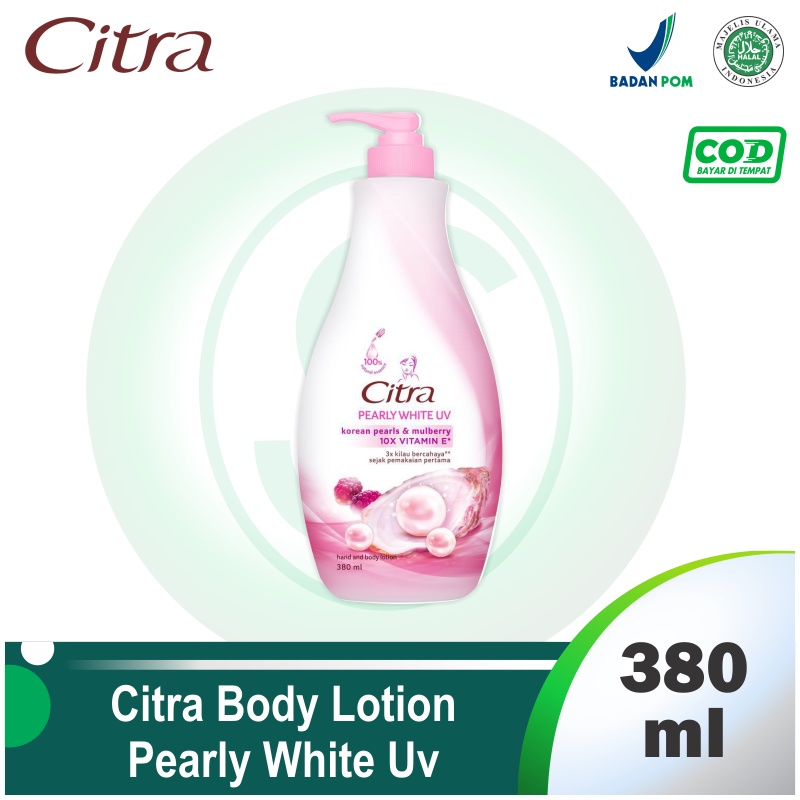 Citra Hand Body Lotion Pearly White Uv 380ML