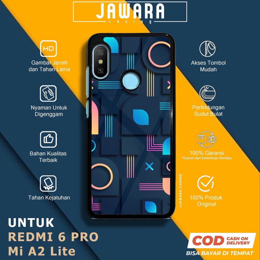 Case Redmi 6 Pro Mi A2 Lite Casing Redmi 6 Pro Mi A2 Lite Jawara Casing [MOZC] Case Glossy Case Aest