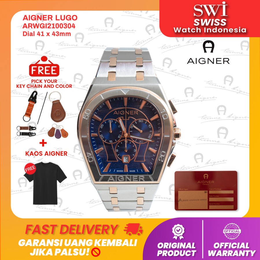 Jam Tangan Pria Analog Aigner ARWGI2100304 Lugo
