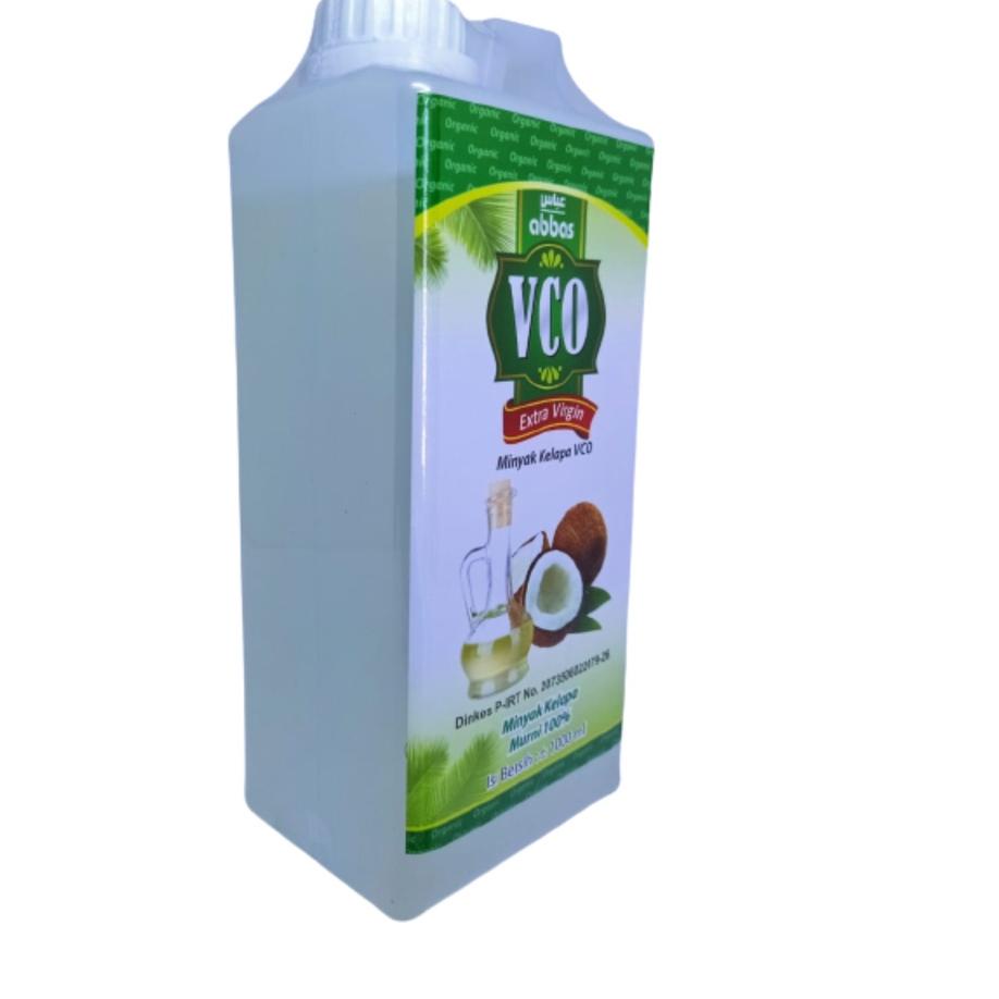 

☆ Minyak kelapa ABBAS 1000 ml, 1 liter dijamin murni 100 % ➭