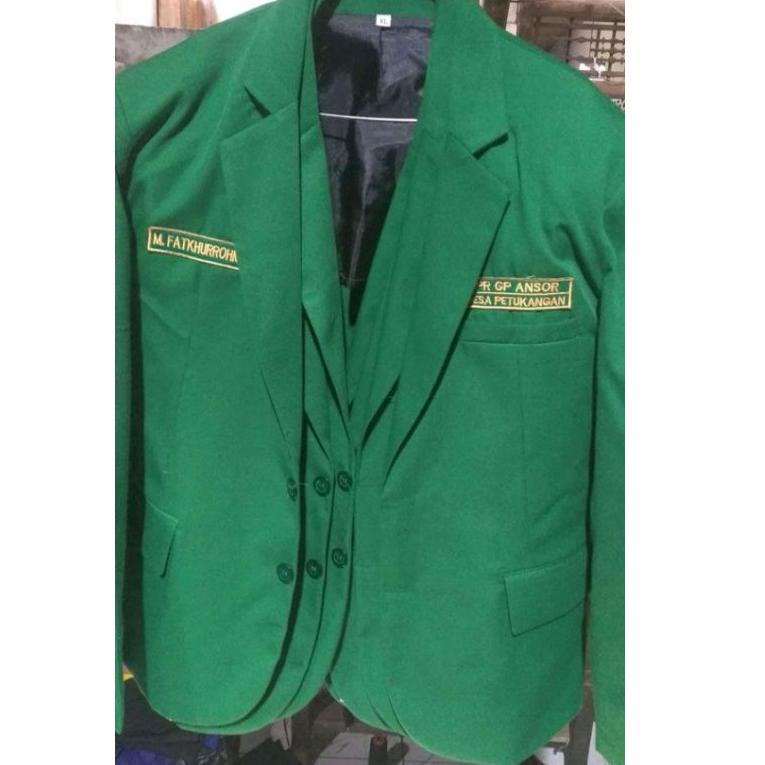 JAS ANSOR / JAZ ANSOR, ATRIBUT ANSOR BANSER, ATRIBUT NU, jas ansor panjang, jas ansor soekarno, jas 