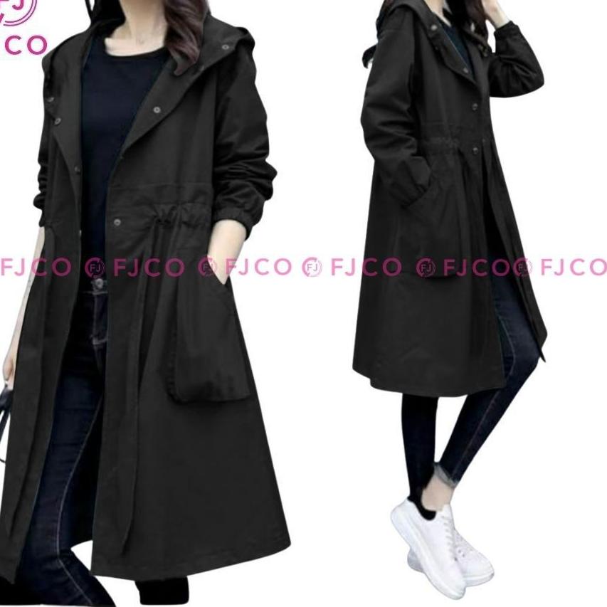 LANGSUNG ATC FJCO - Cardigan Oversize Wanita Korea Kardigan Oversize Coat Kyori Hoodie