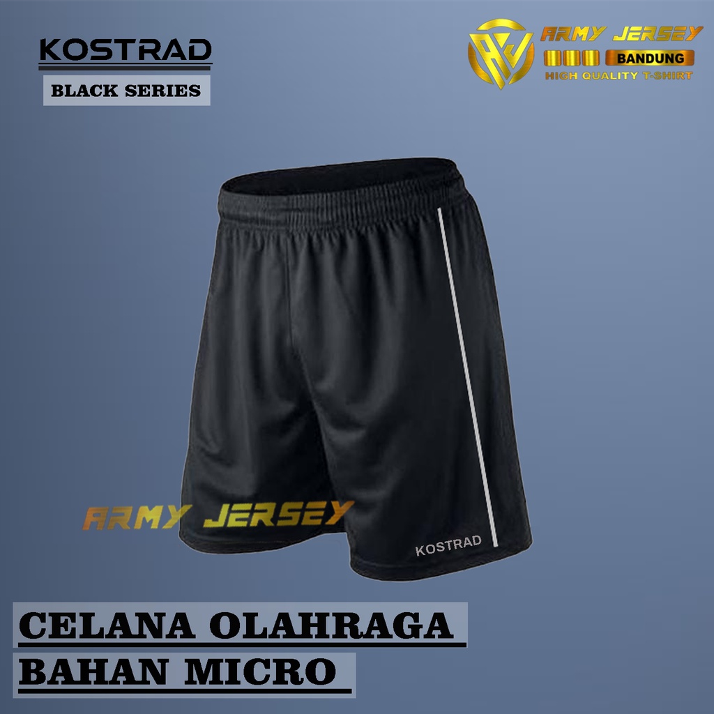 Celana Pendek Kostrad / Celana Olahraga Kostrad / Bahan Micro / COD