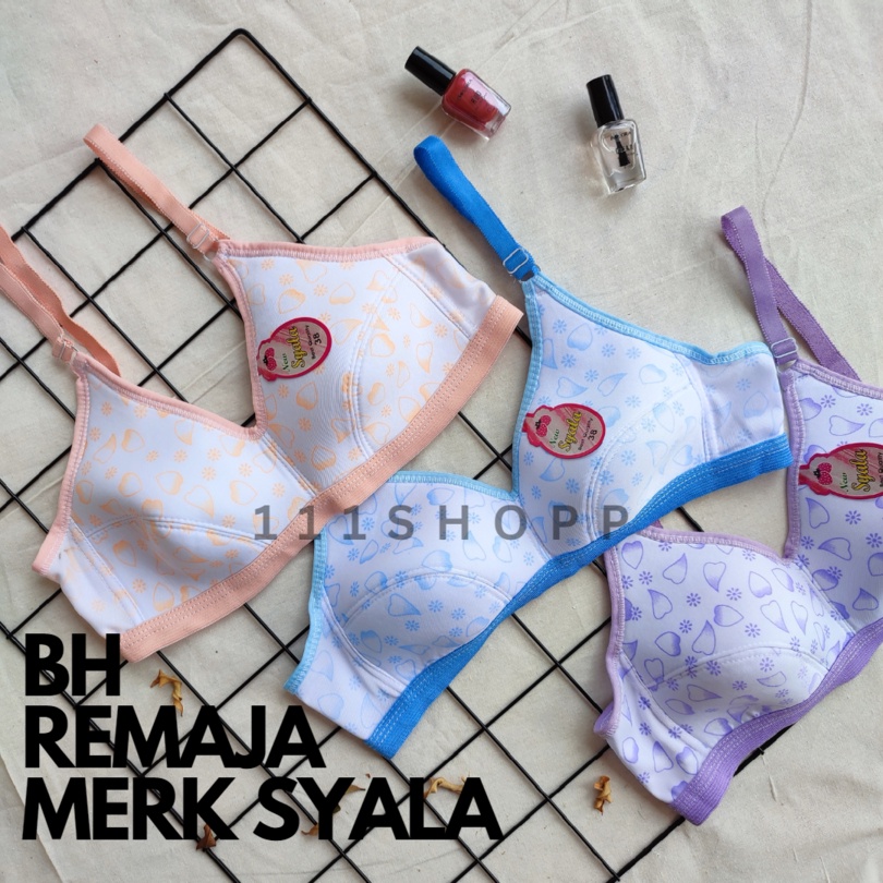 BRA BH BUSA SYALA BRA TANPA KAWAT KUTANG KATUN REMAJA MURAH SIZE 34 36 38