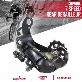 Pengatur Kecepatan Gigi Sepeda Rear Gear Derailleur dengan 7 Speed / Pemindah Operan Gigi Belakang Sepeda / Gear Gigi Sepeda Gunung Bmx Polygon Lipat Roadbik Murah Berkualitas /  Pengganti Gigi Sepeda Sepedah / Gear Sepeda Belakang / Aksesoris Sepeda
