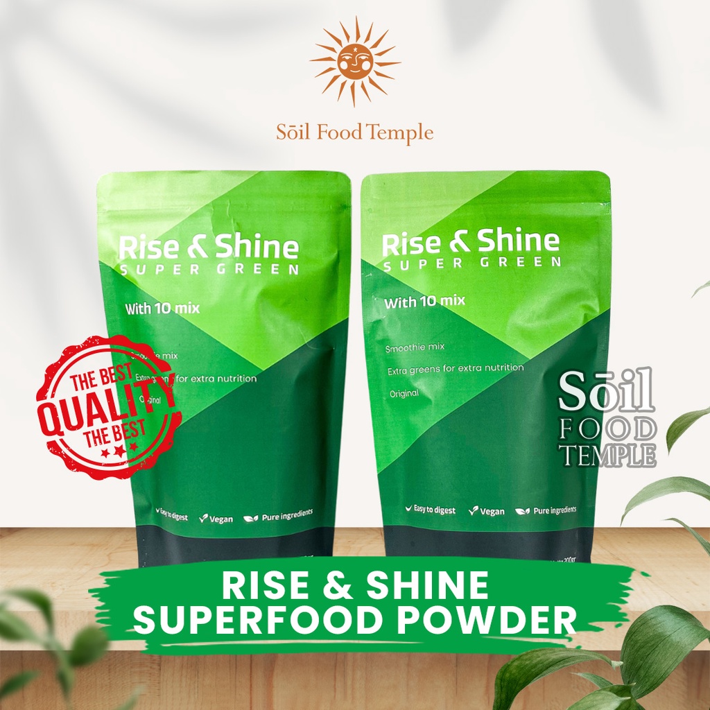 

Rise & Shine Super Green Extra Nutrition