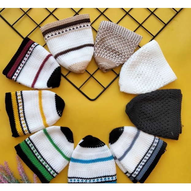 Peci Rajut Anak / Peci Haji / Peci Anak TK / Peci Anak SD / Peci Rajut Anak Murah