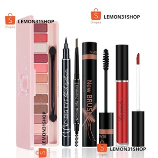 Image of PAKETAN KOSMETIK SET KOSMETIK EYEBROW EYELINER EYESHADOW MASCARA LIPSTIK
