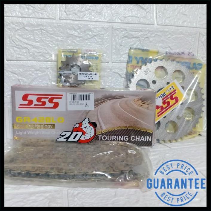 gear gir set sss 428 satria Fu rantai sss LO oring o ring