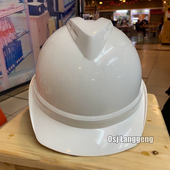 Helm Safety Proyek Msa Vented Warna Putih - Safety Helmet Msa Vented Iner Fastrack