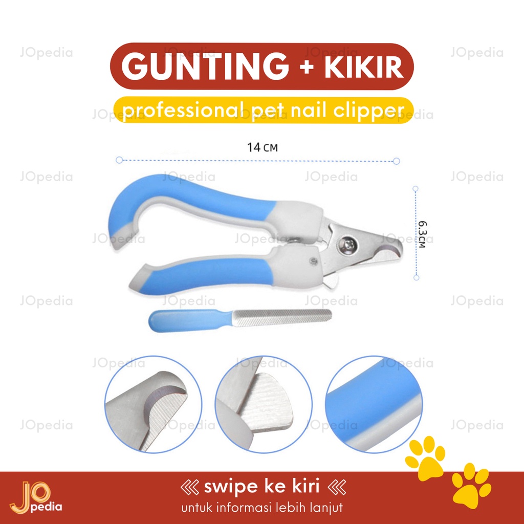 GUNTING KIKIR KUKU Kucing Anjing Kelinci Musang Pet Nail Clipper Scissors