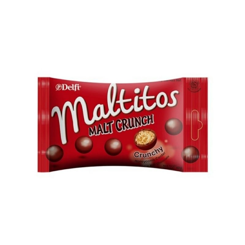 

Delfi Maltitos Biskuit Malt Crunch Cokelat 40 g