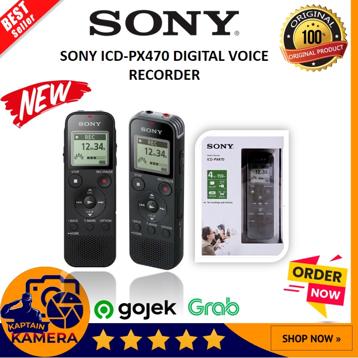 Sony ICD-PX470 / ICD PX470 Digital Voice Recorder